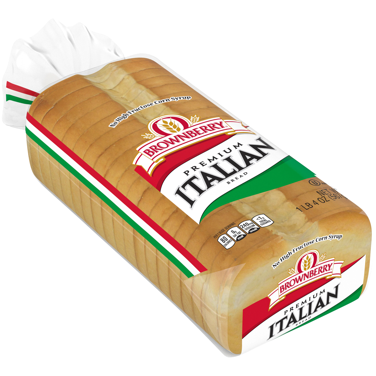 slide 2 of 3, BROWNBERRY Premium Italian Bread, 20 oz