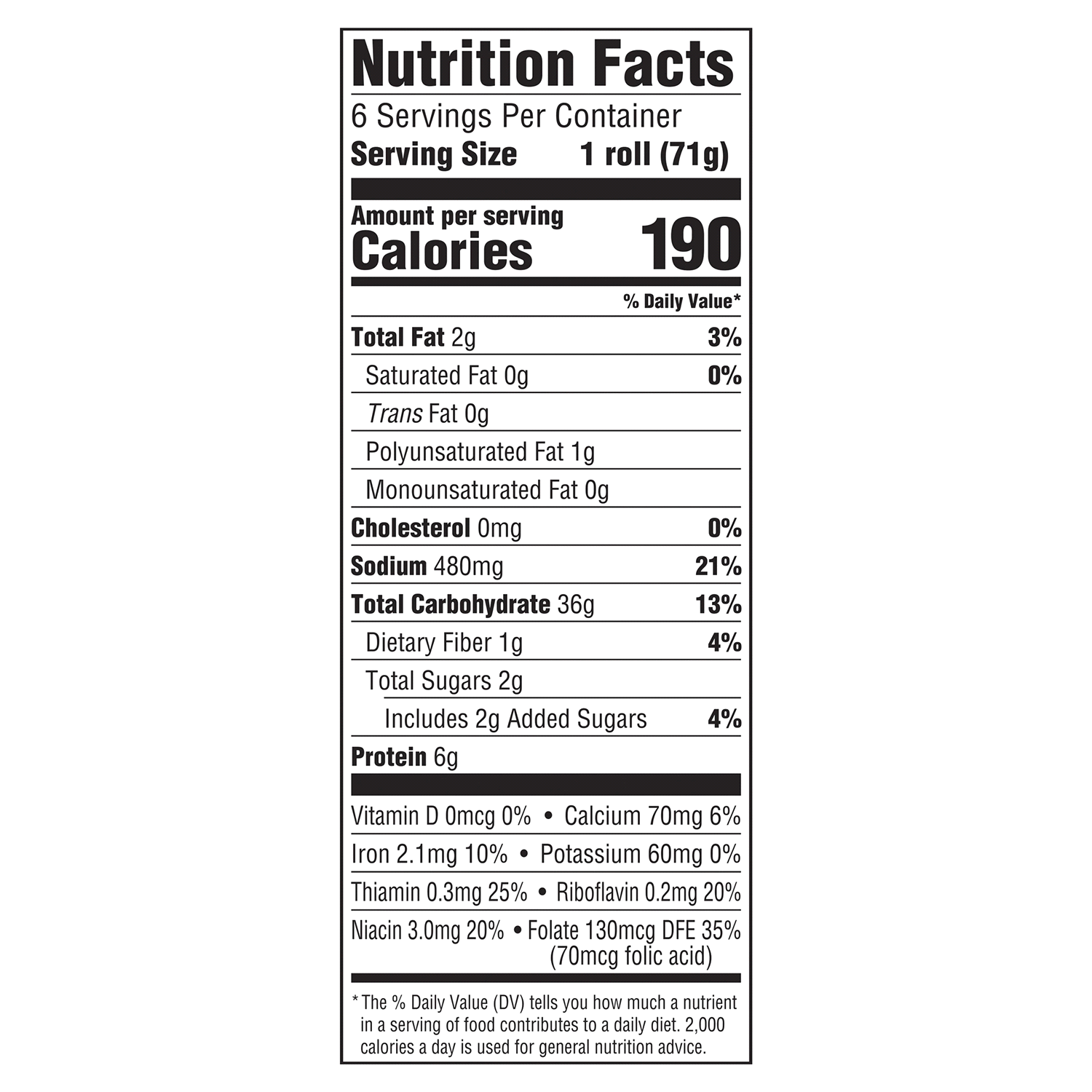 slide 4 of 4, Brownberry Sub Sandwich Rolls 6 ea, 6 ct