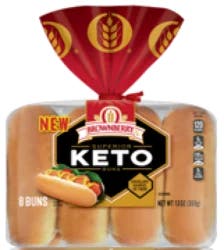 Brownberry Keto Buns, 8 count, 12 oz