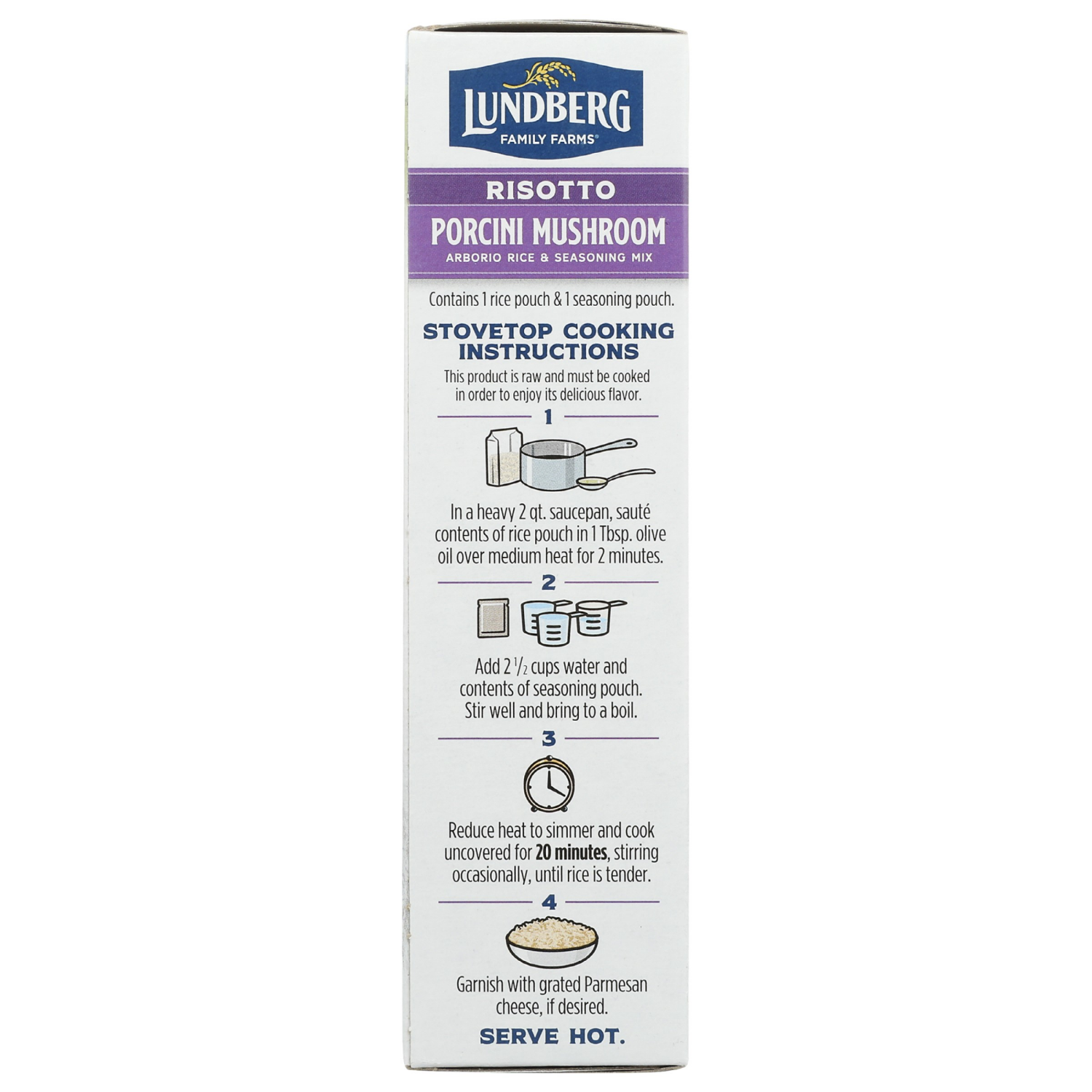 slide 2 of 3, Lundberg Family Farms Organic Mushroom Risotto 5.9 oz, 5.9 oz