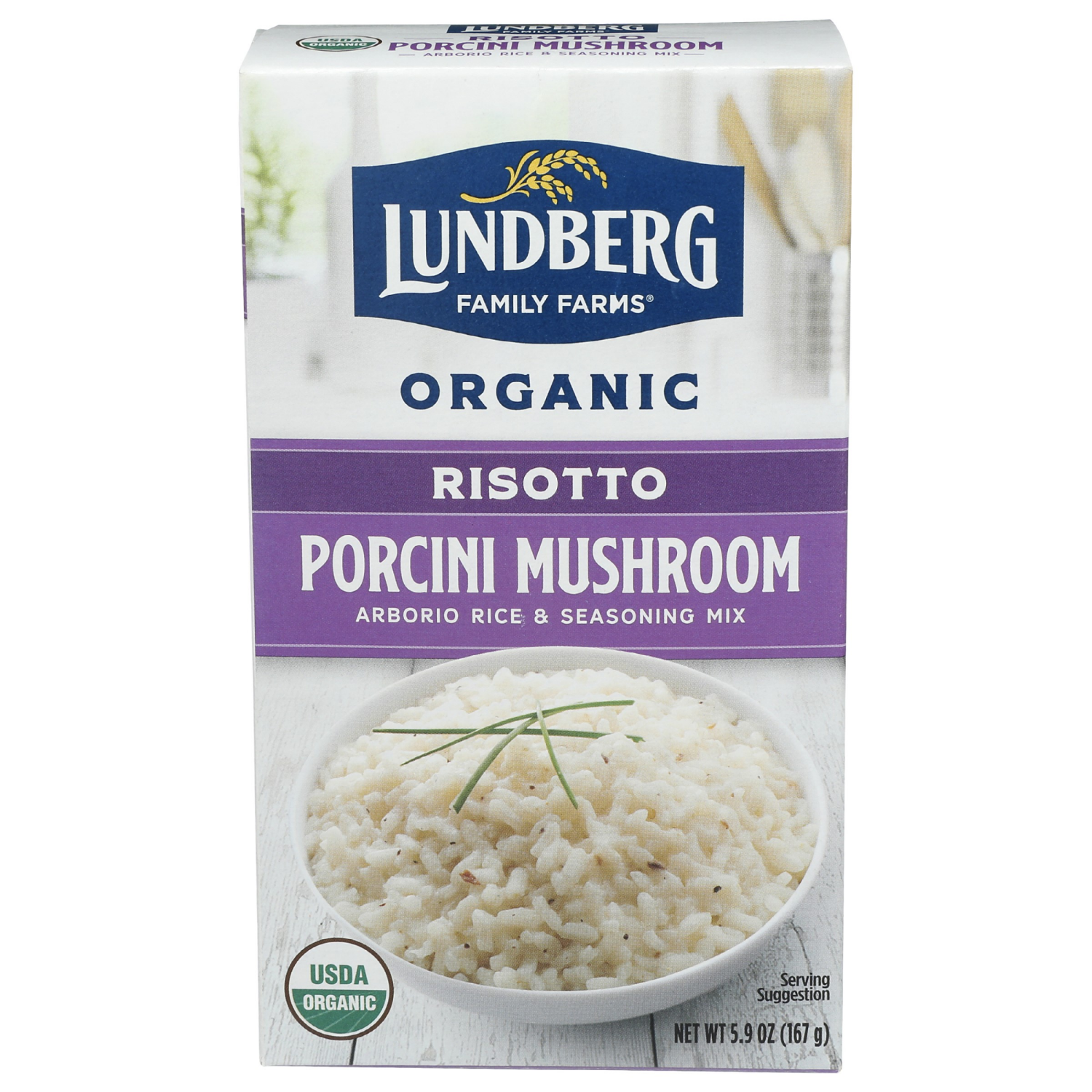 slide 1 of 3, Lundberg Family Farms Organic Mushroom Risotto 5.9 oz, 5.9 oz