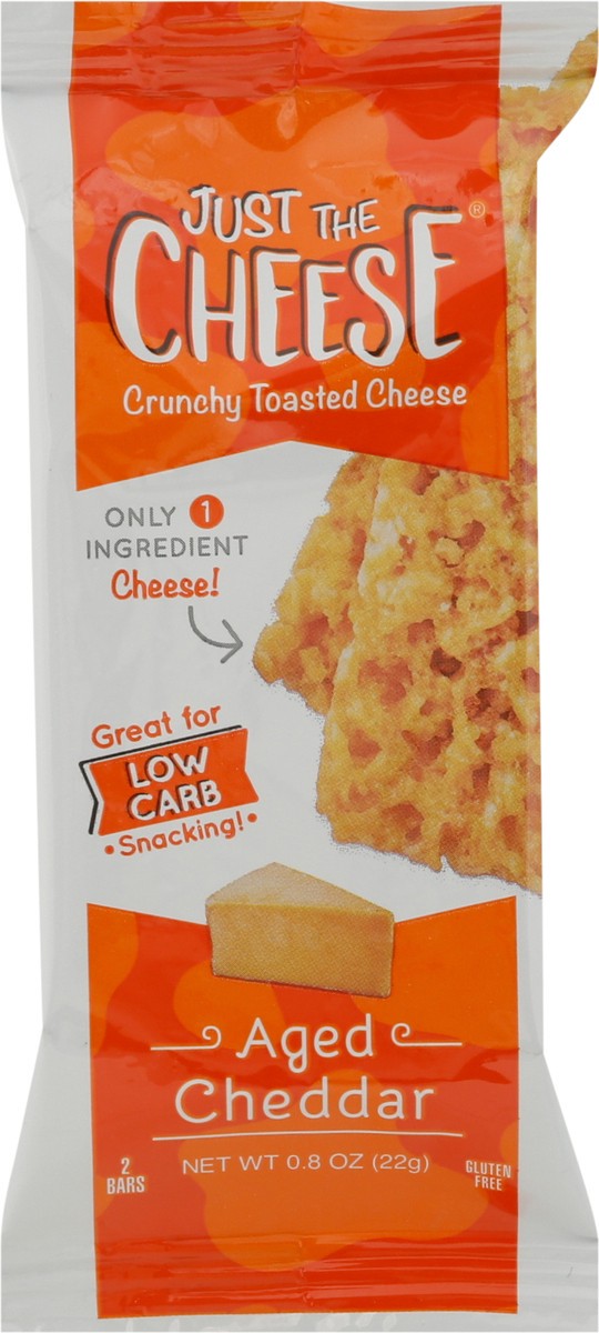 slide 12 of 12, Just the Cheese Aged Cheddar Cheese Bar 2 ea, 0.8 oz