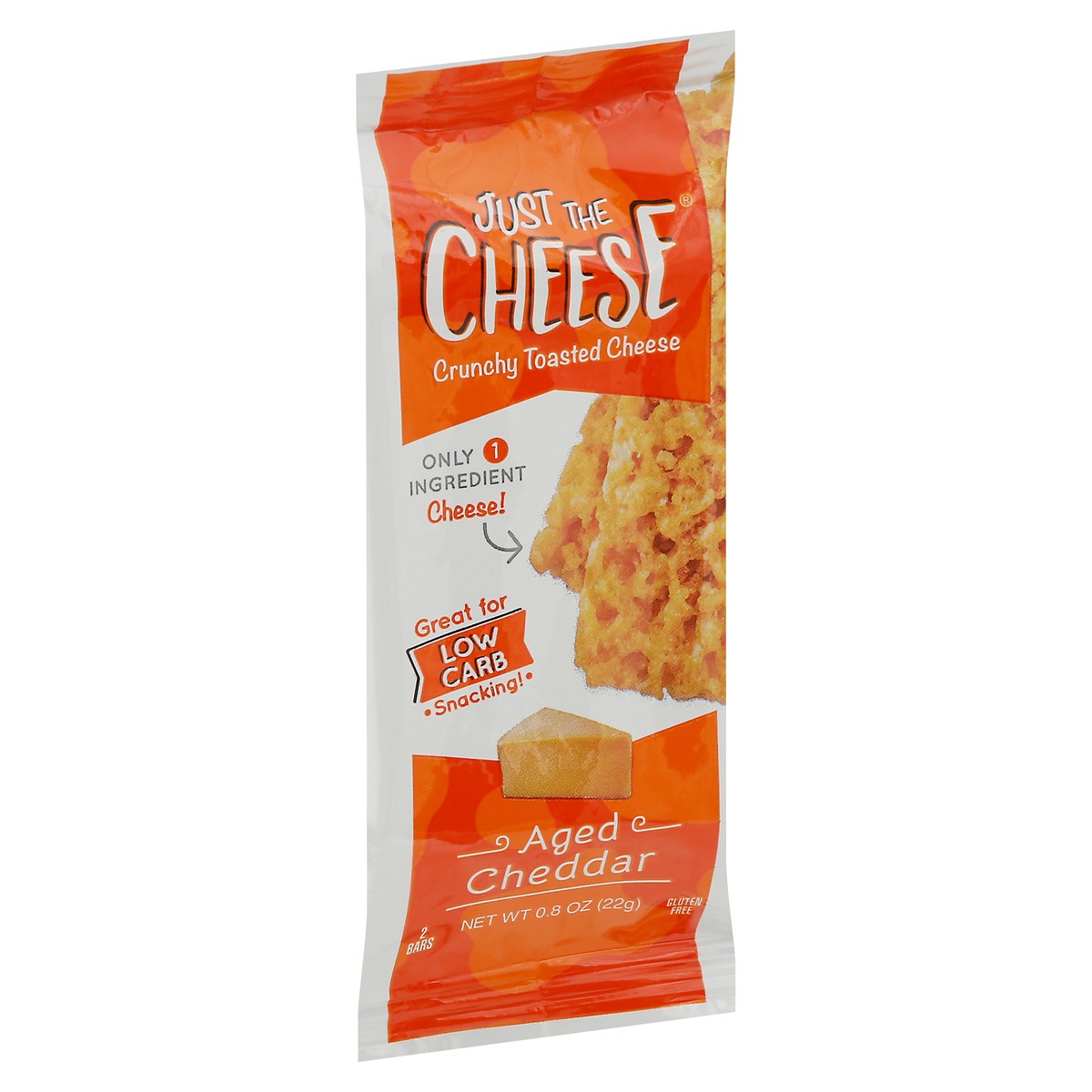 slide 2 of 12, Just the Cheese Aged Cheddar Cheese Bar 2 ea, 0.8 oz