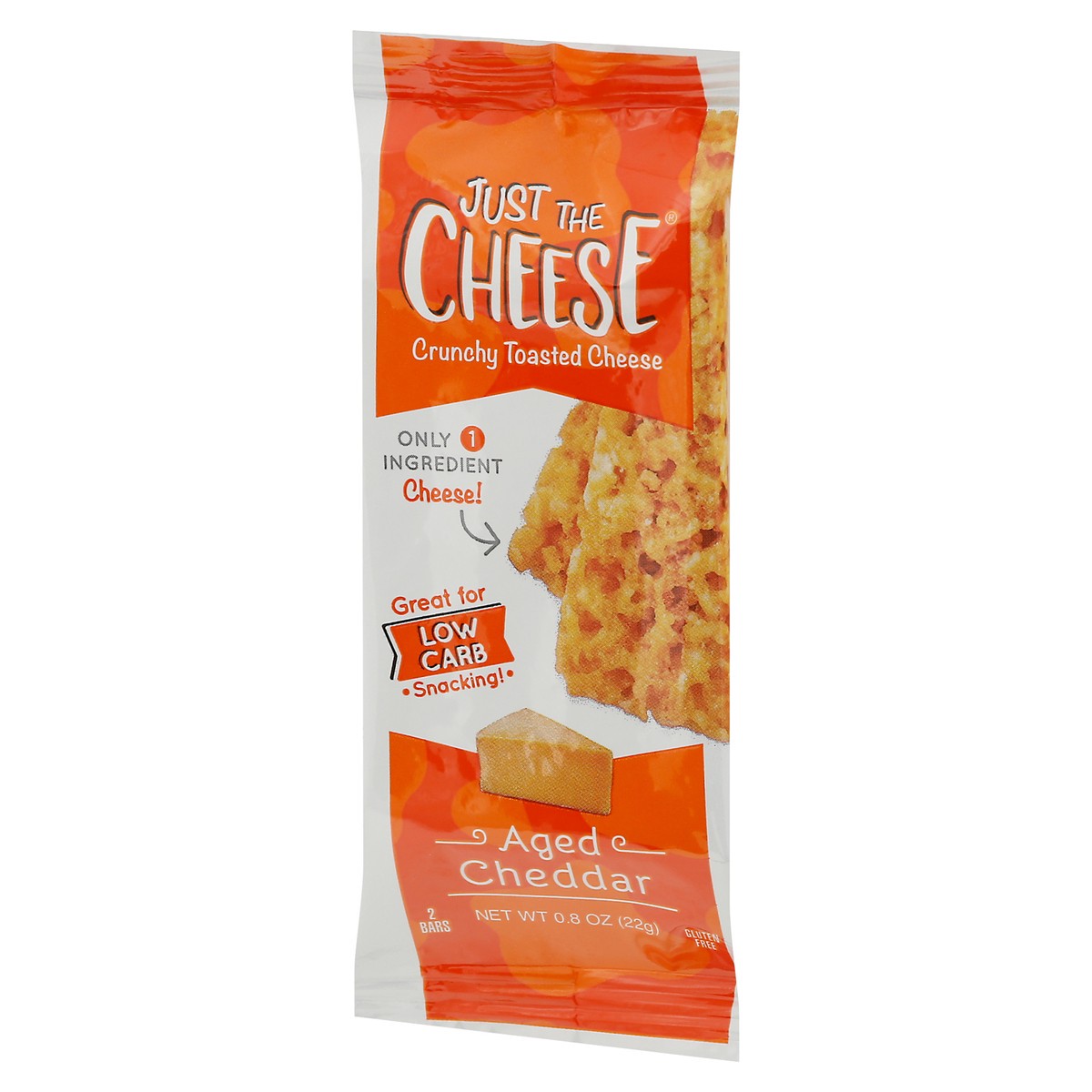 slide 9 of 12, Just the Cheese Aged Cheddar Cheese Bar 2 ea, 0.8 oz