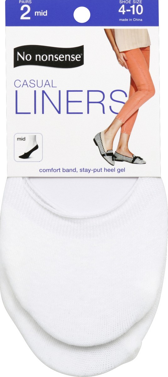 slide 2 of 2, No Nonsense Socks, Mid, 2 ct