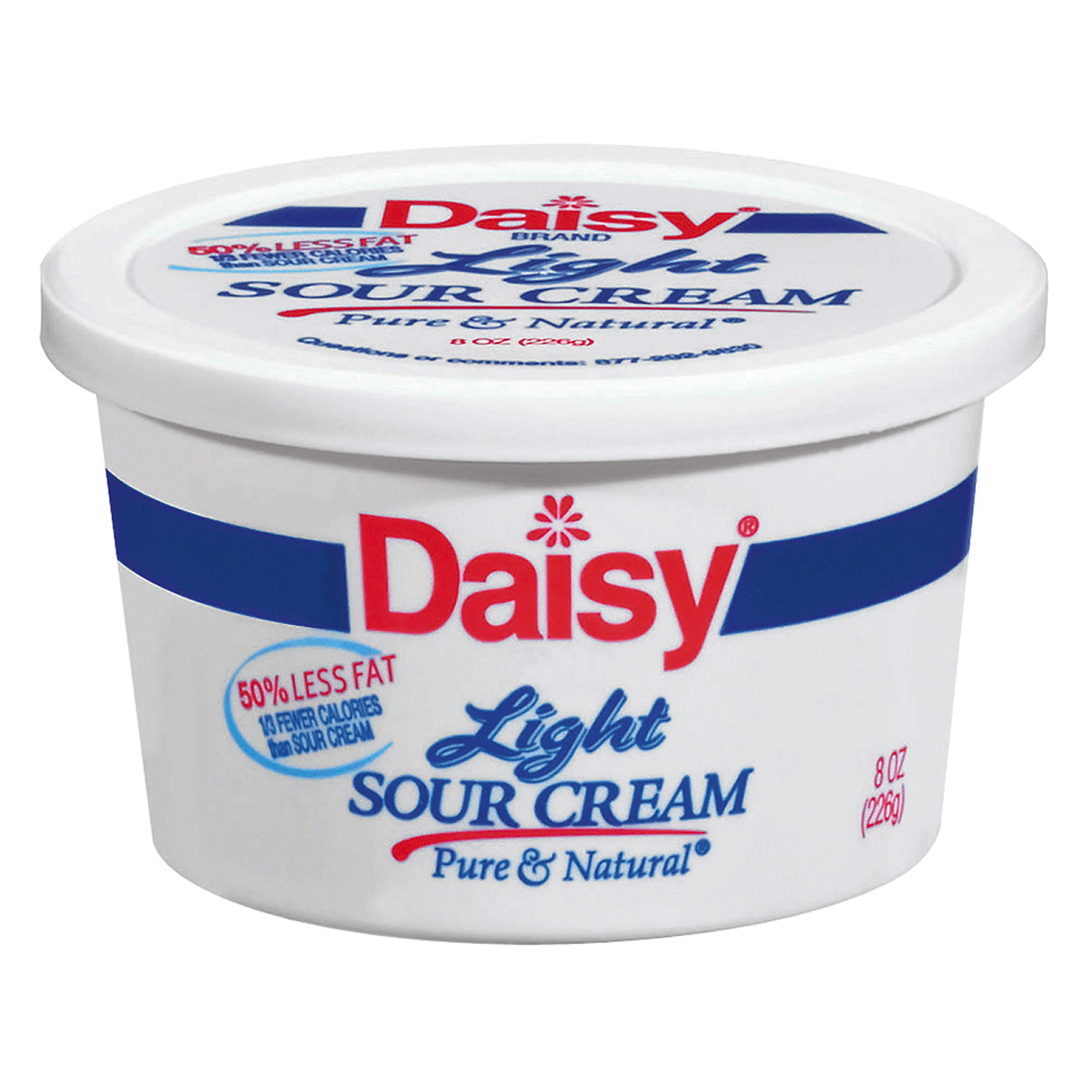 slide 1 of 1, Daisy Sour Cream, Light, 8 oz