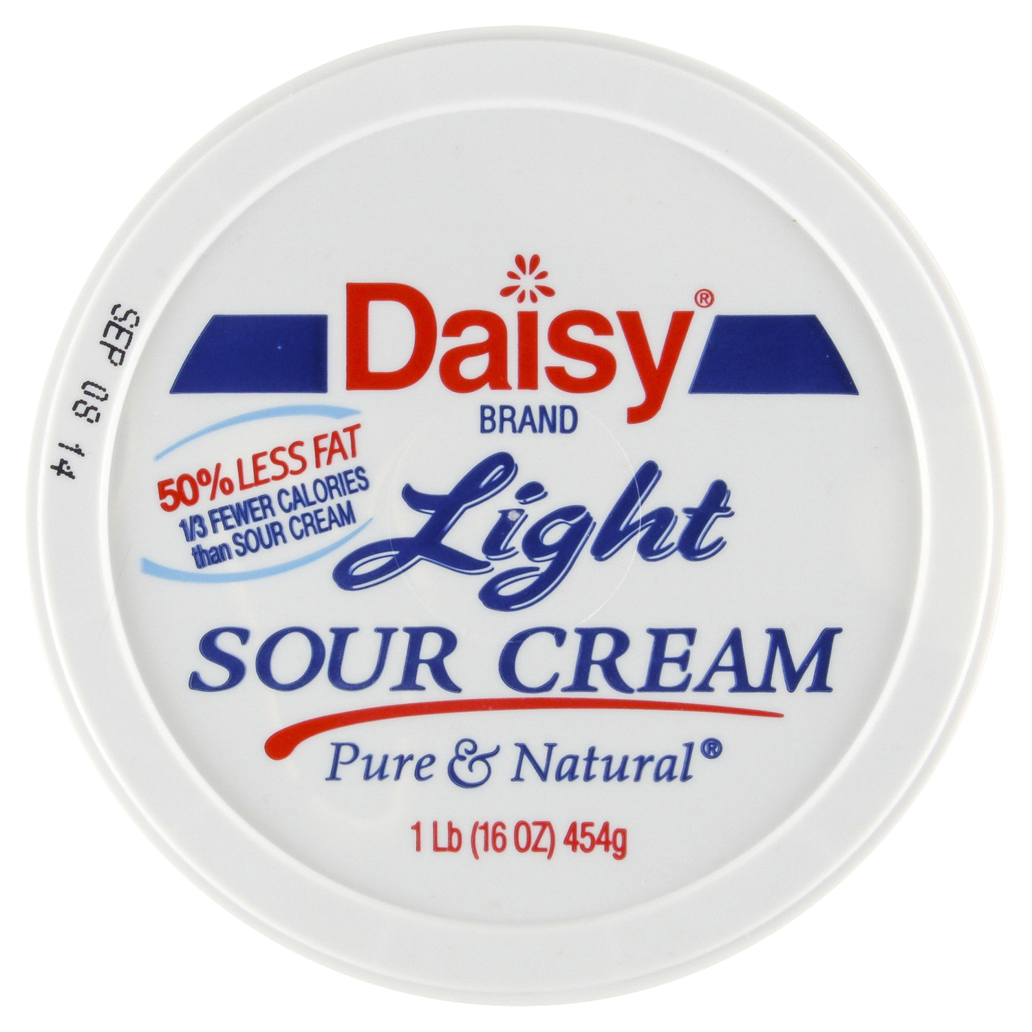 slide 4 of 4, Daisy Sour Cream, Light, 1 lb