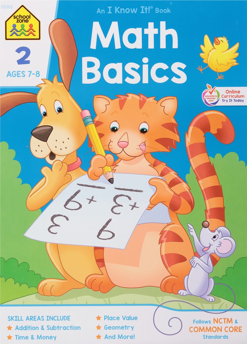 slide 4 of 9, School Zone Math Basics Book 1 ea, 1 ct
