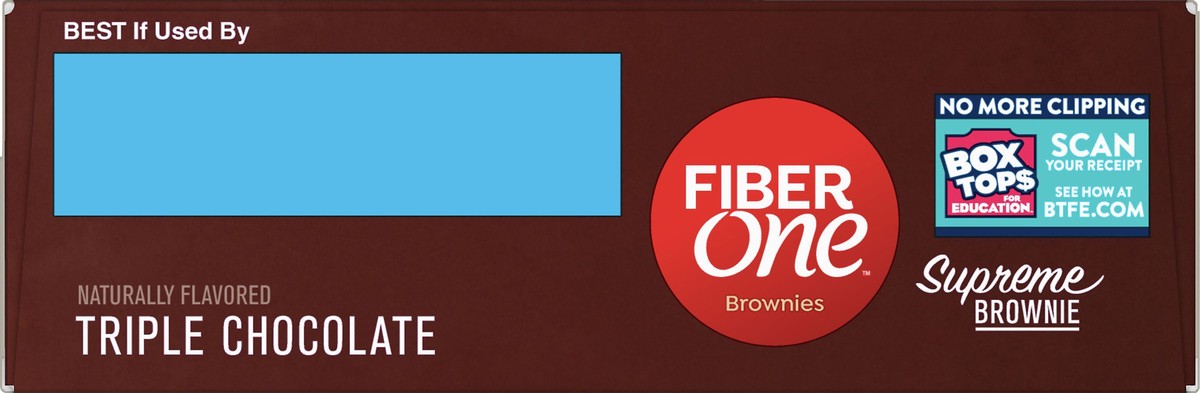 slide 12 of 12, Fiber One Triple Chocolate Supreme Brownie 5 ea, 5 ct