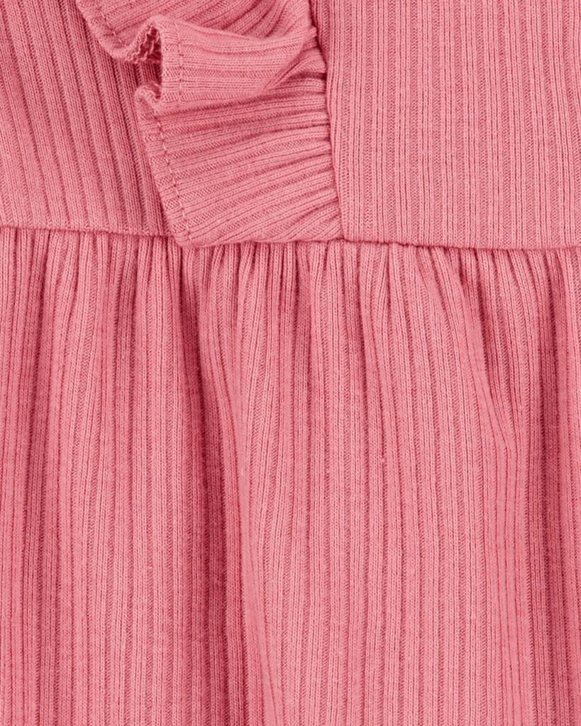 slide 3 of 3, Carter's Carters Baby 2-Piece Jumpsuit & Headwrap Set - Pink Pink NB, 2 pc