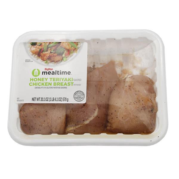 slide 1 of 1, Mealtime Honey Teriyaki Flavored Chicken Breast With Rib Meat, 1 ct