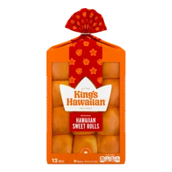 King's Hawaiian Original Hawaiian Sweet Rolls, 12 Ct, 12 oz