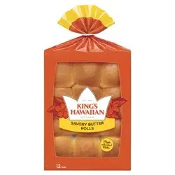 Kings Hawaiian KING's HAWAIIAN Savory Butter Rolls