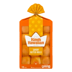 King's Hawaiian Savory Butter Rolls, 12 Ct, 12 oz