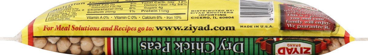 slide 5 of 5, Ziyad Dry Chick Peas, 16 oz