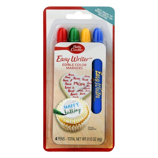 slide 1 of 2, Betty Crocker Easy Writer Food Decorators, 4 ct