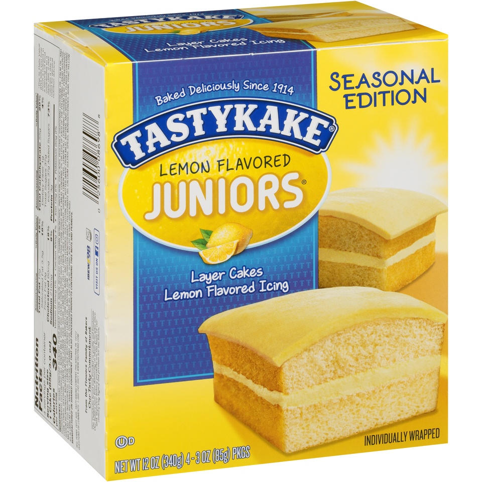 slide 2 of 8, Tastykake Lemon Flavored Juniors, 12 oz