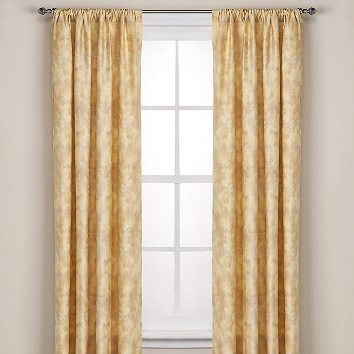 slide 1 of 1, Kenneth Cole Reaction Home Falling Petals Window Curtain Panel, 95 in