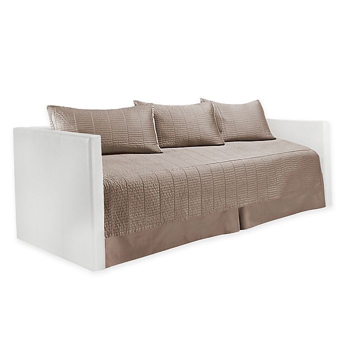 slide 1 of 1, Real Simple Dune Daybed Bedding Set - Taupe, 1 ct