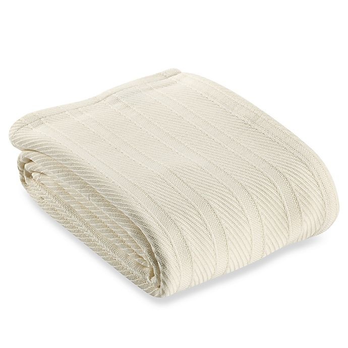 slide 1 of 1, Wamsutta Classic Cotton Twin Blanket - Ivory, 1 ct