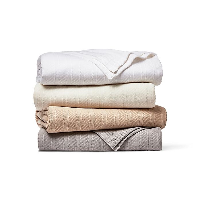 slide 1 of 1, Wamsutta Classic Cotton Twin Blanket - Tan, 1 ct