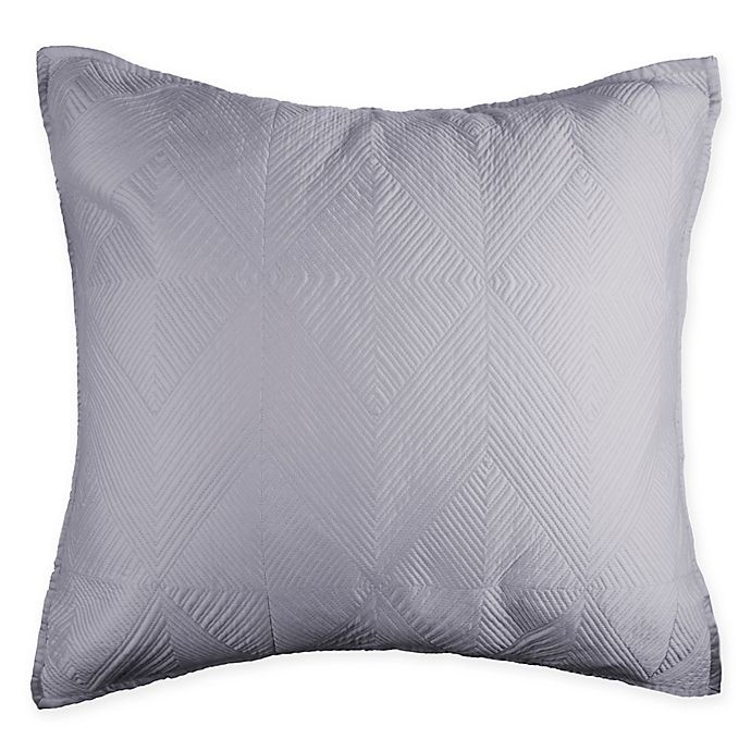 slide 1 of 1, Wamsutta Bliss European Pillow Sham - Steel Grey, 1 ct