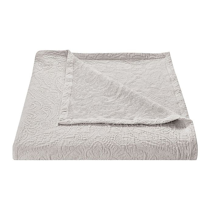 slide 4 of 4, Emerson Matelasse Twin Coverlet Set - Taupe, 1 ct