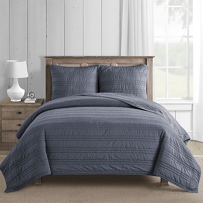 slide 2 of 4, Bridge Street Riley Full/Queen Comforter Set - Indigo, 1 ct