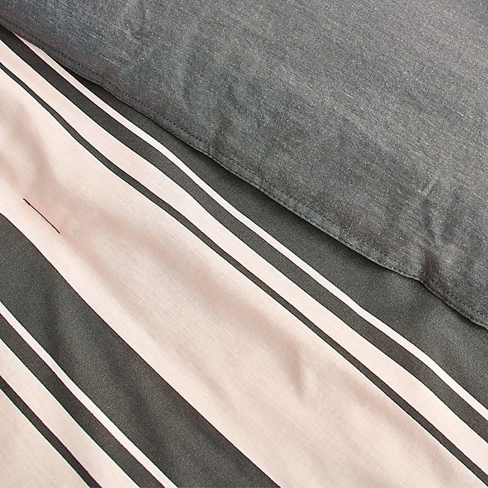 slide 5 of 8, Lacoste Gradient Stripe Reversible Full/Queen Comforter Set - Pink, 1 ct