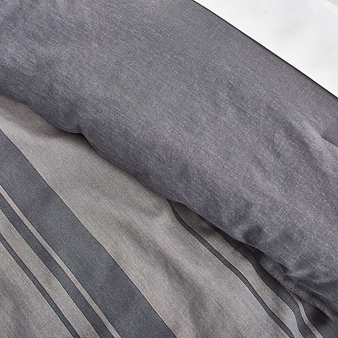 slide 2 of 9, Lacoste Gradient Stripe Reversible Full/Queen Comforter Set - Grey, 1 ct