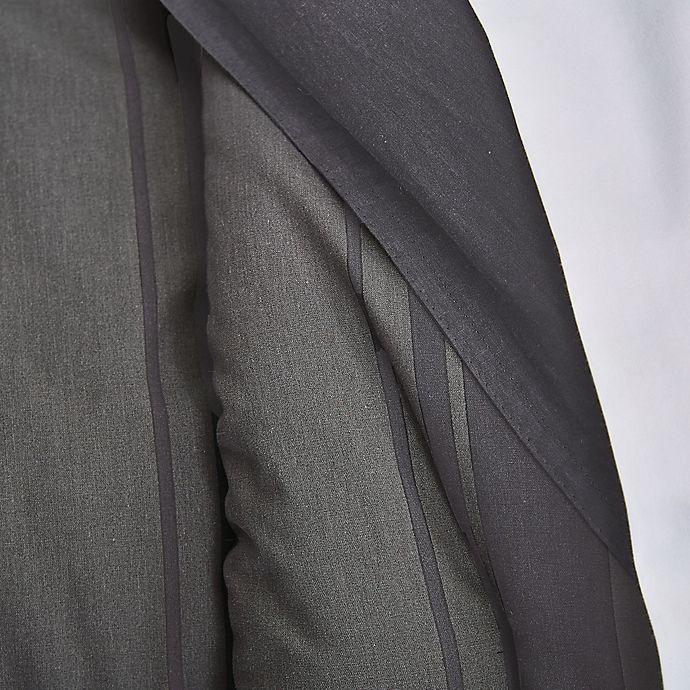 slide 5 of 9, Lacoste Gradient Stripe Reversible Full/Queen Comforter Set - Grey, 1 ct