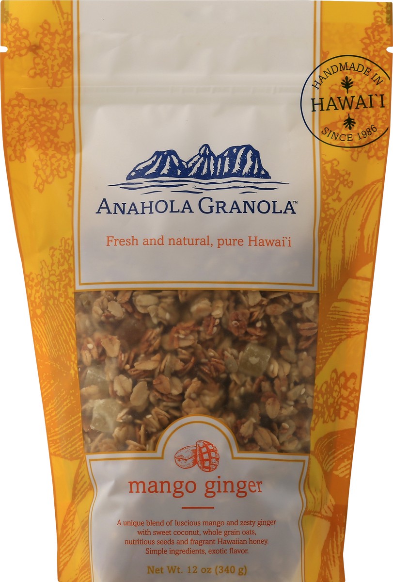 slide 5 of 6, Anahola Granola Mango Ging Bag, 12 oz