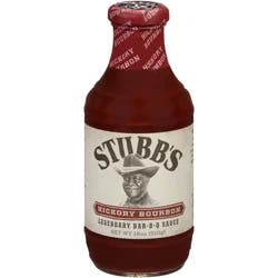 Stubb's Hickory Bourbon Barbecue Sauce, 18 oz