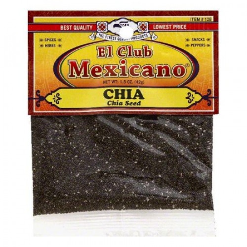 slide 1 of 1, El Club Mexicano Chia Seeds, 2 oz