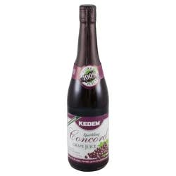 Kedem Non Alcoholic Concord Sparkling Grape 100% Juice - 750 ml