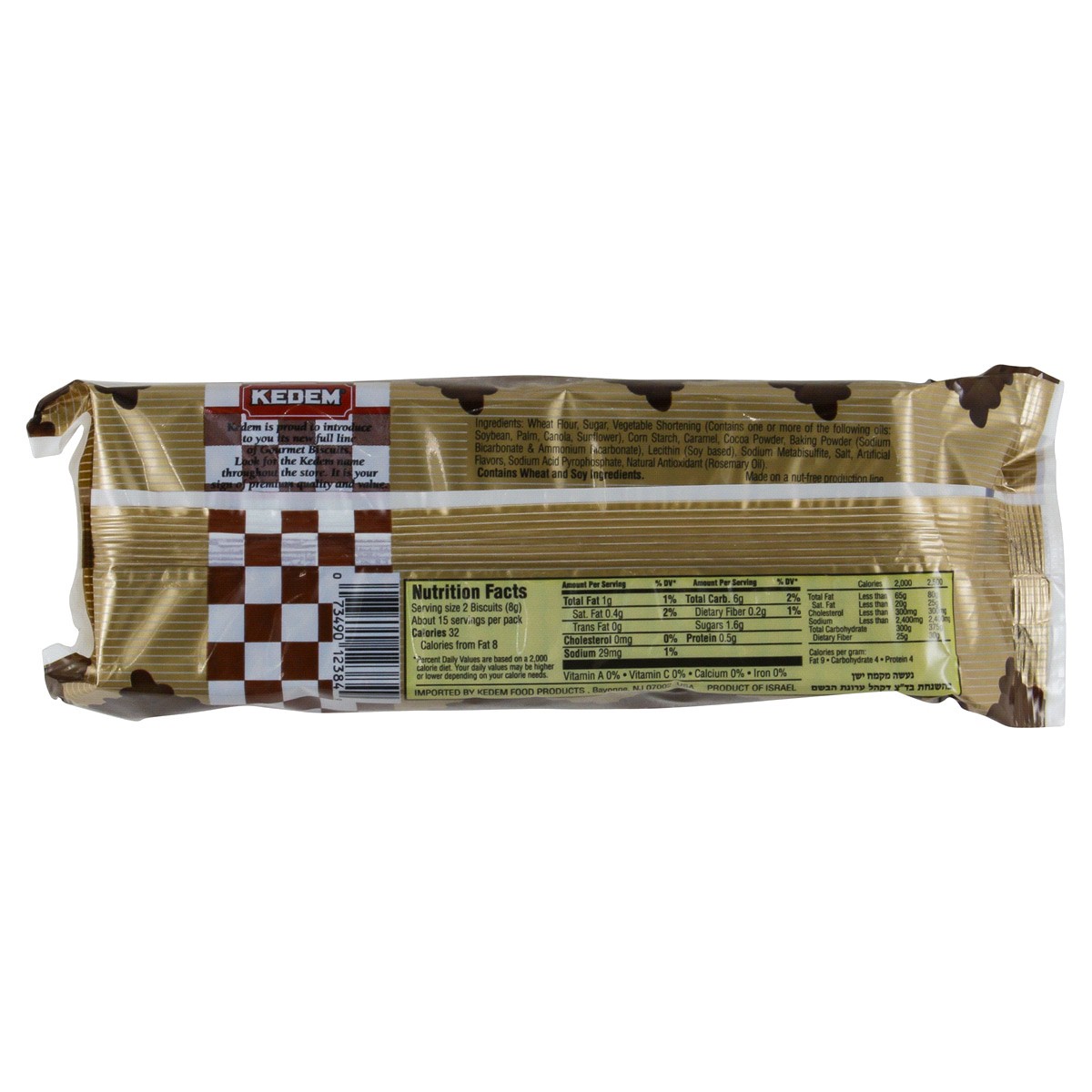 slide 2 of 2, Kedem Chocolate Tea Biscuits, 4.2 oz