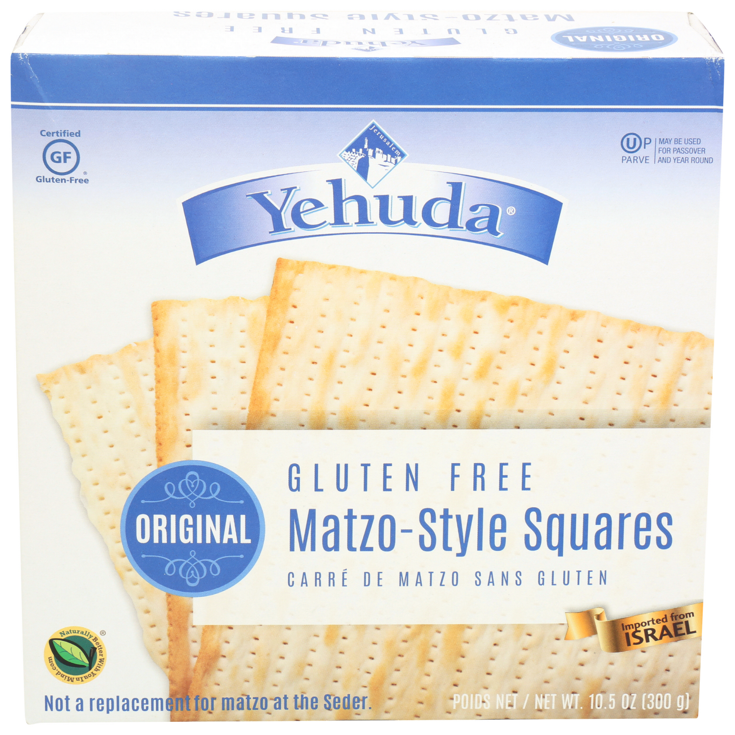 slide 1 of 2, Yehuda Gluten Free Original Matzo-Style Squares 10.5 oz, 10.5 oz
