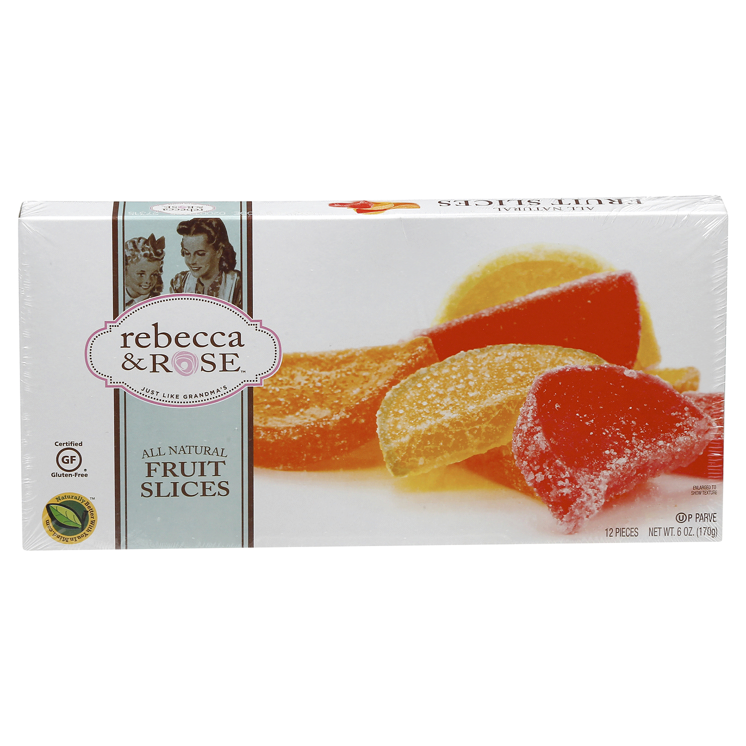 slide 1 of 2, Rebecca & Rose Fruit Slices Candy, 6 oz