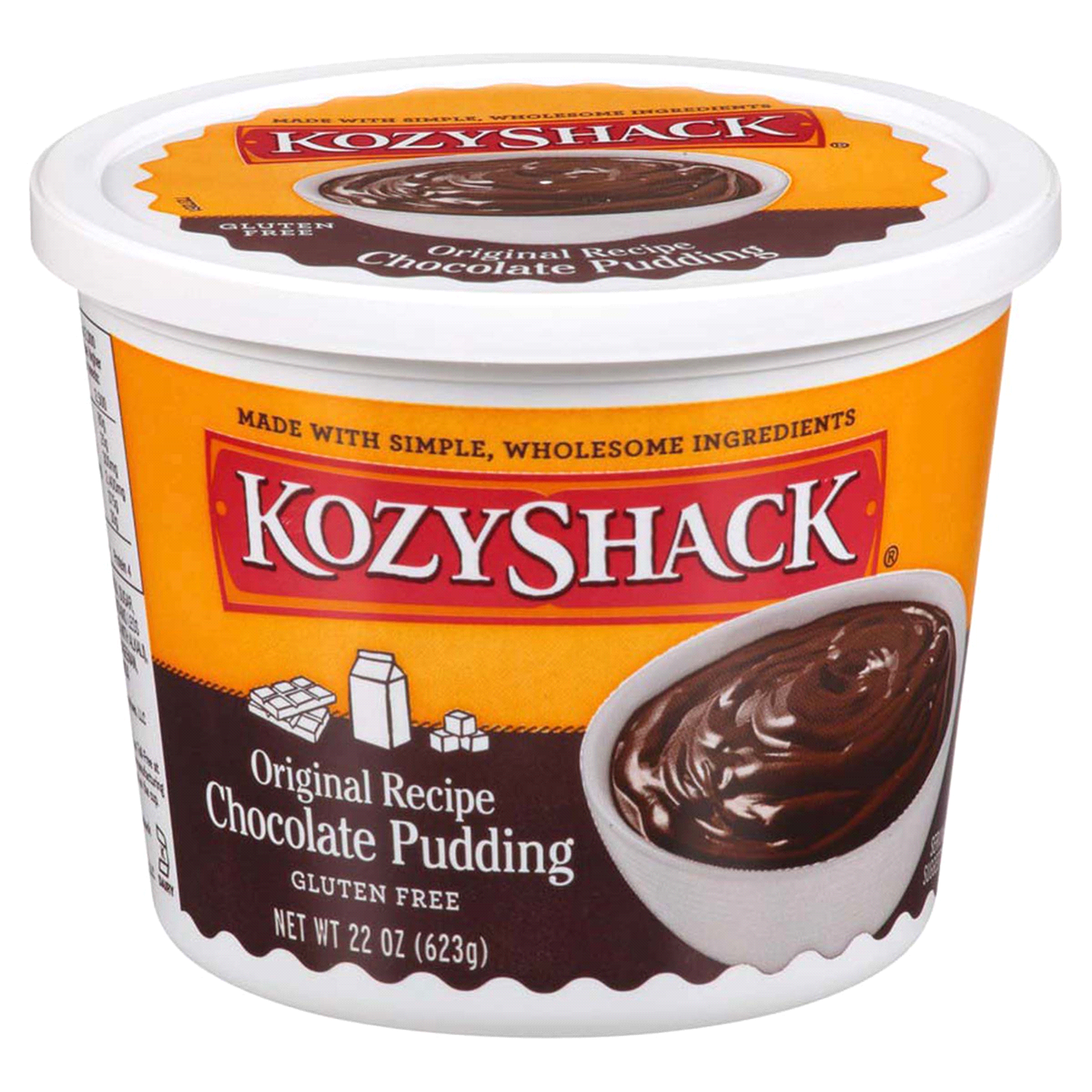 slide 1 of 2, Kozy Shack Chocolate Pudding, Gluten Free Dessert, 22 oz Tub, 22 oz