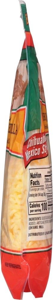 slide 2 of 3, El Viajero Shredded Quesadilla Shredded Cheese, 8 oz