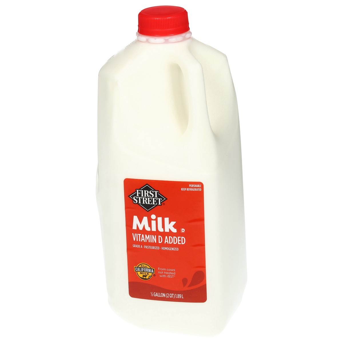 slide 10 of 13, First Street Whole Milk, 64 oz