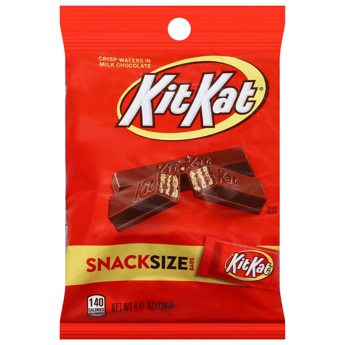 slide 2 of 13, KIT KAT Milk Chocolate Wafer Snack Size, Candy Bag, 4.41 oz, 4.41 oz