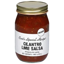Curt's Special Recipe Cilantro Lime Salsa Medium 1 pt