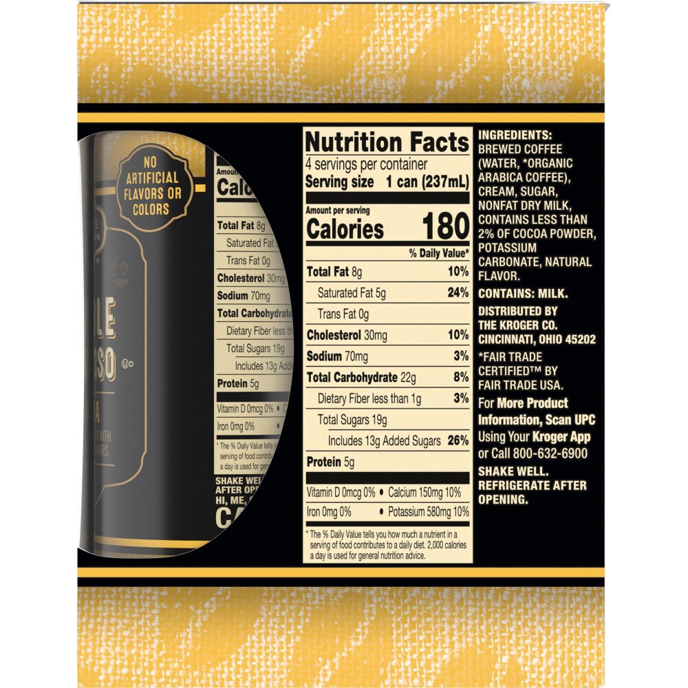 slide 2 of 4, Private Selection Double Shot Mocha Espresso - 4 ct; 8 fl oz, 4 ct; 8 fl oz