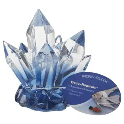 Penn-Plax Penn Plax Deco-Replicas Aquarium Ornament, Blue Crystal Cluster