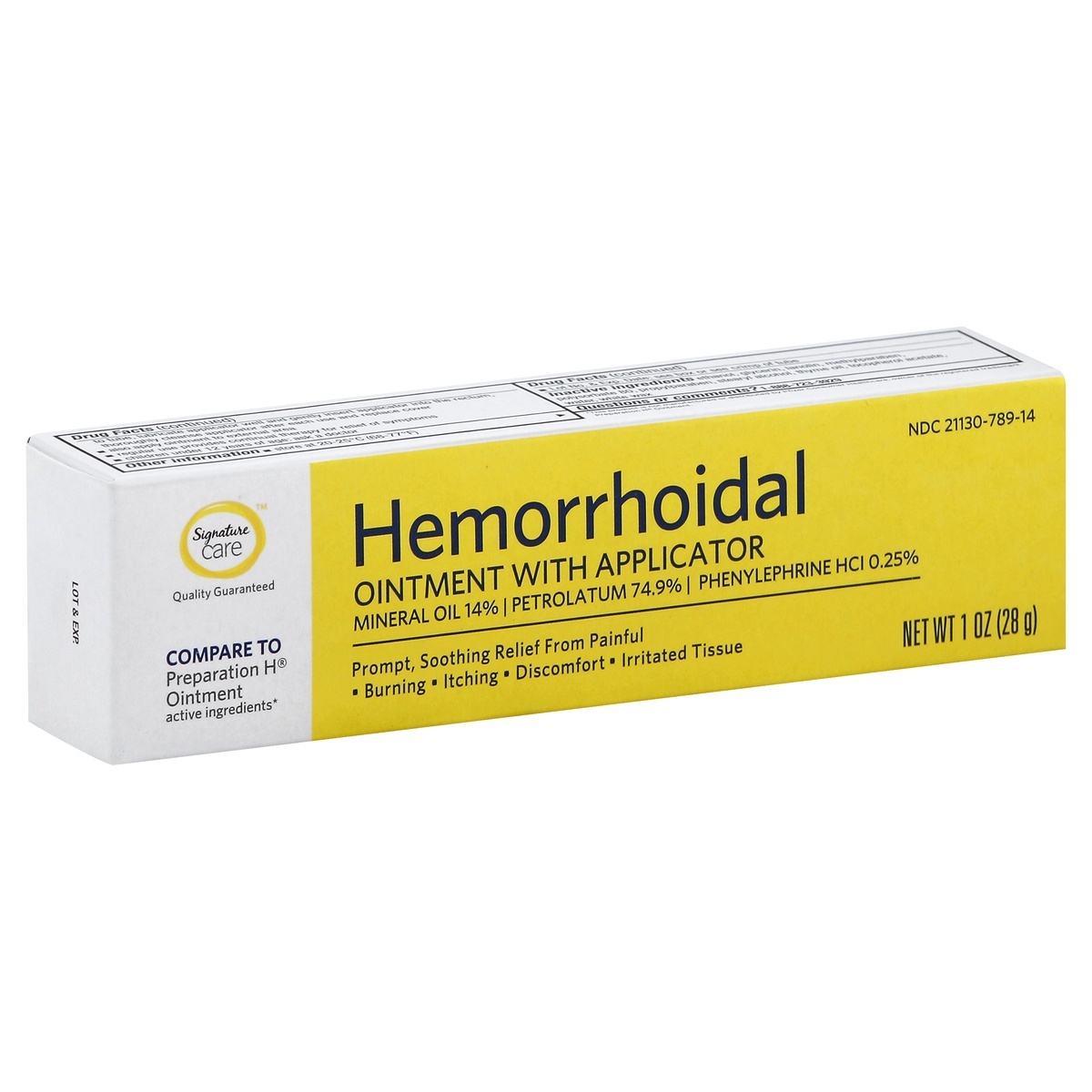 slide 1 of 4, Signature Hemorrhoidal Ointment 1 oz, 1 oz