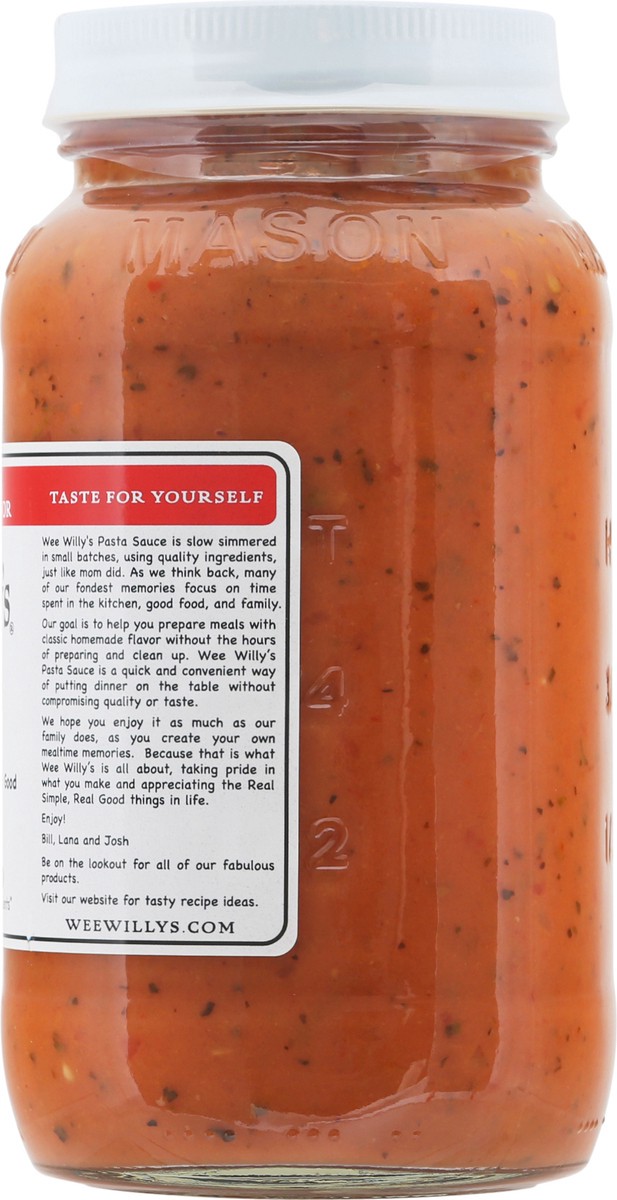 slide 7 of 12, Wee Willy's Creamy Tomato Pasta Sauce 24 oz, 