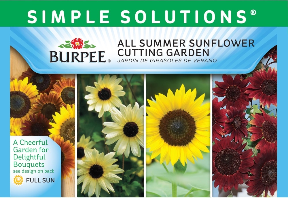 slide 1 of 1, Burpee Simple Solutions All Summer Sunflower Cutting Garden Seeds, 1 ct