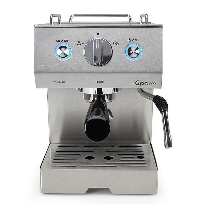 slide 1 of 4, Capresso Caf PRO Professional Stainless Steel Espresso & Cappuccino Machine, 1 ct