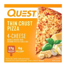 Quest Thin Crust 4-Cheese Pizza 11 oz